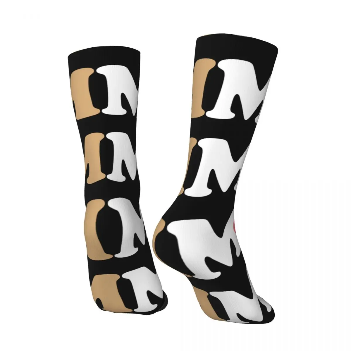 Funny Crazy Sock for Men Kawaii Hip Hop Harajuku Milk and Mocha Bubu Dudu Happy Quality Pattern Printed Boys Crew Sock