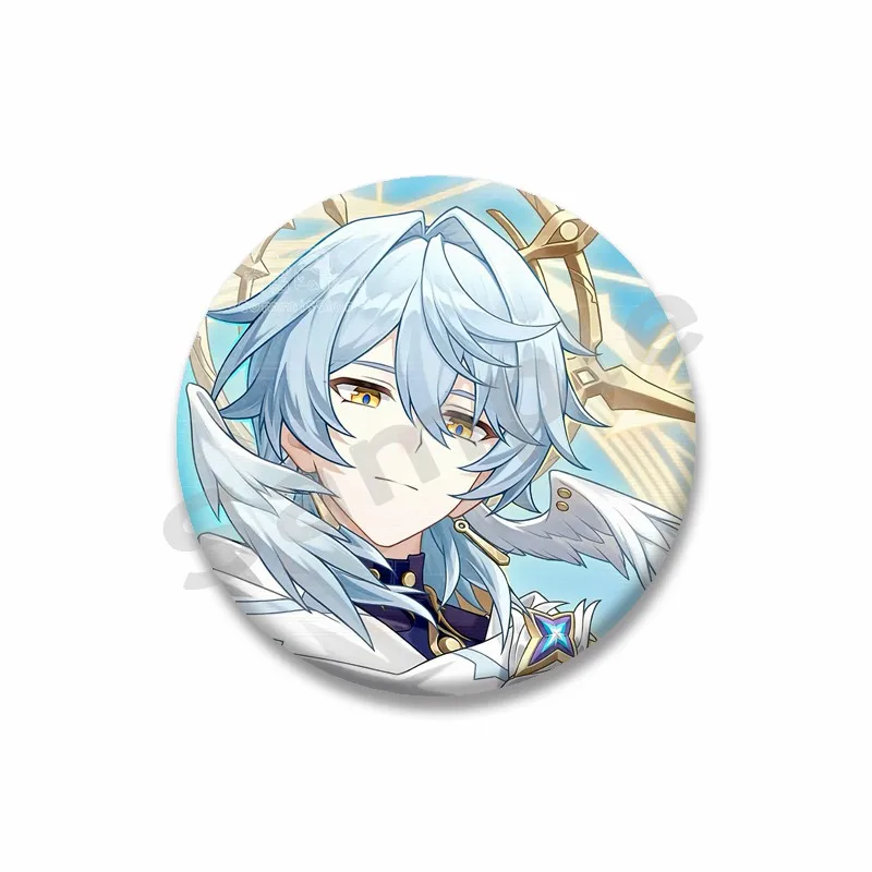 Honkai Star Rail Sunday Round Brooch, Cute Design