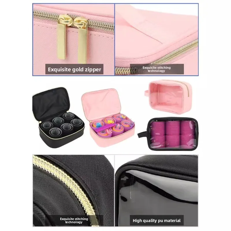 

Self Grip Heatless Hair Rollers Kit 12Rollers 15Clips Nylon Material Overnight Curls Salon Home DIY Styling Tool All Hair Types