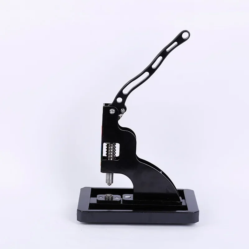 Printing cloth buttoning machine Universal ringless buttonhole machine Manual photo advertising punching tool