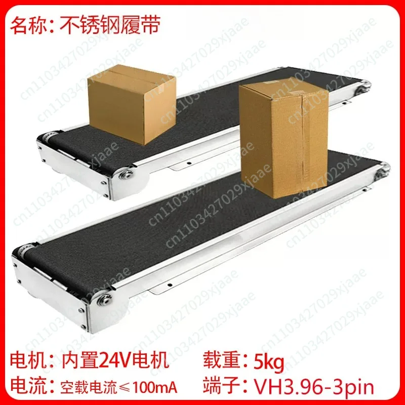 Mini Conveyor Belt System Motorized Small Belt Conveyor Machine for DIY Automation Assembly Line Packaging Sorting