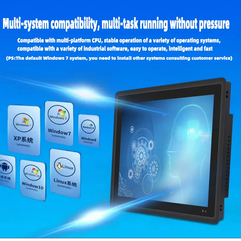10.1-21.5 Inch All-In-One Industrial Android Tablet PC With  Capacitive Touch Screen RK3288 CPU 7 Inch Stock Size
