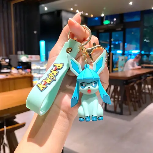 Pokemon Anime Pikachu Keychain Kawaii Eevee Schoolbag Shoulder Bag Pendant Glaceon Flareon Backpack Crossbody Bag Accessories - Image 13