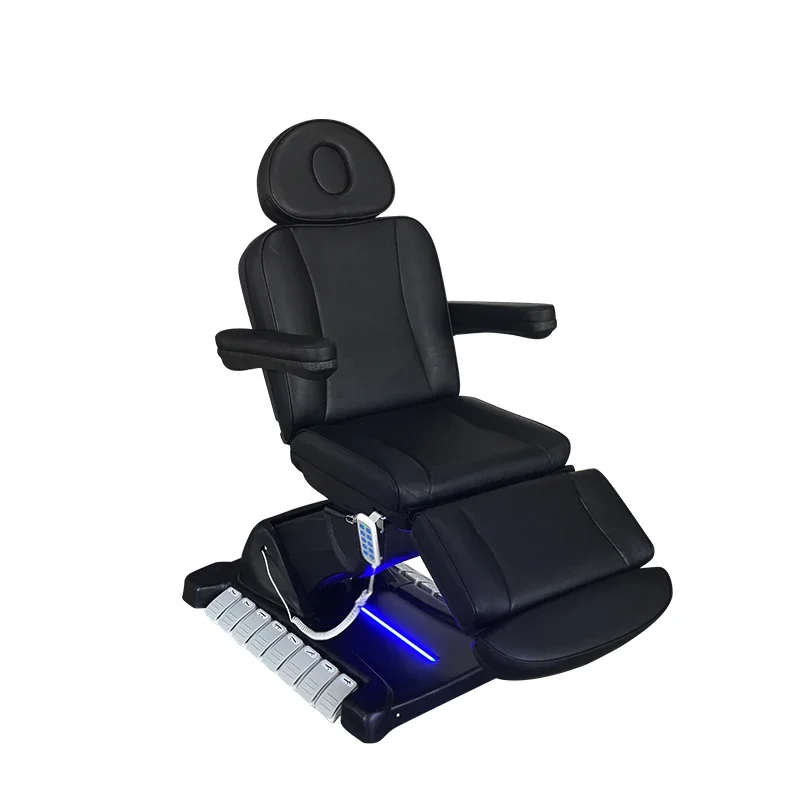 2026 Luxury 4 Motors 360 Degree Rotating Two Control Electric Beauty Table Beauty Facial Massage Bed with Customizable Color