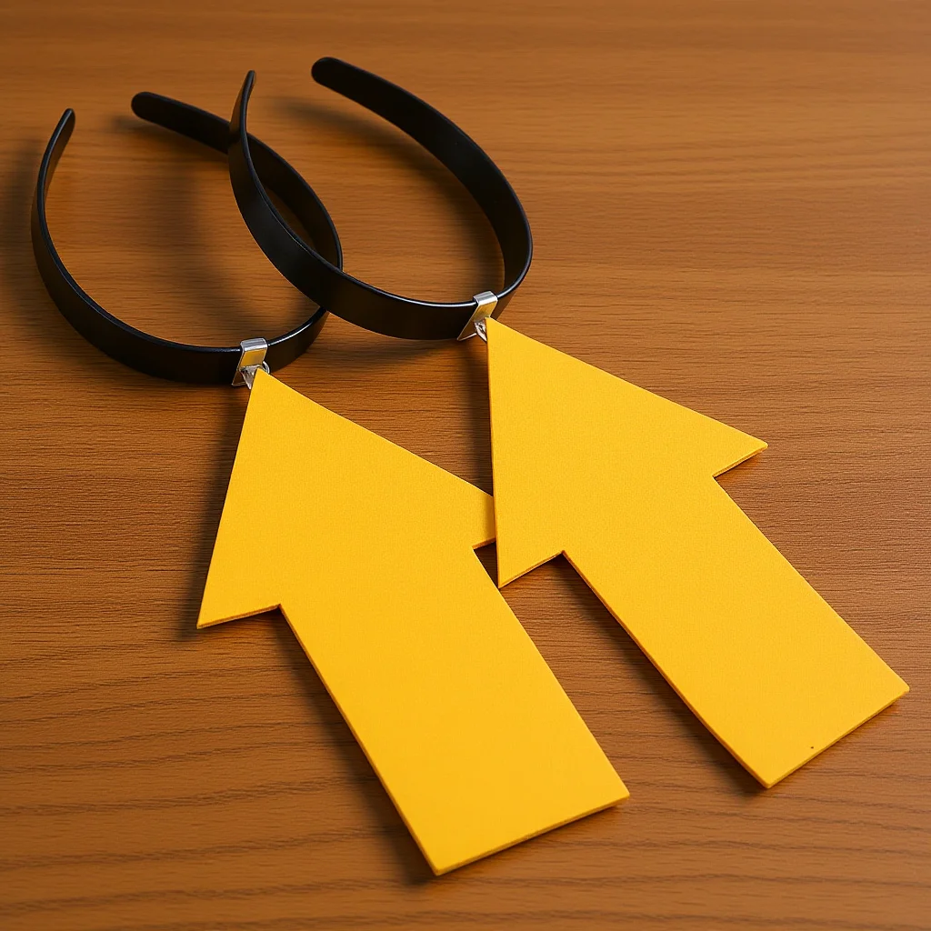 

2pcs Arrowhead Red Arrow Headdress Party Accessories Photo Arrow Headband Props Lightweight Funny Hair Band Comfortable