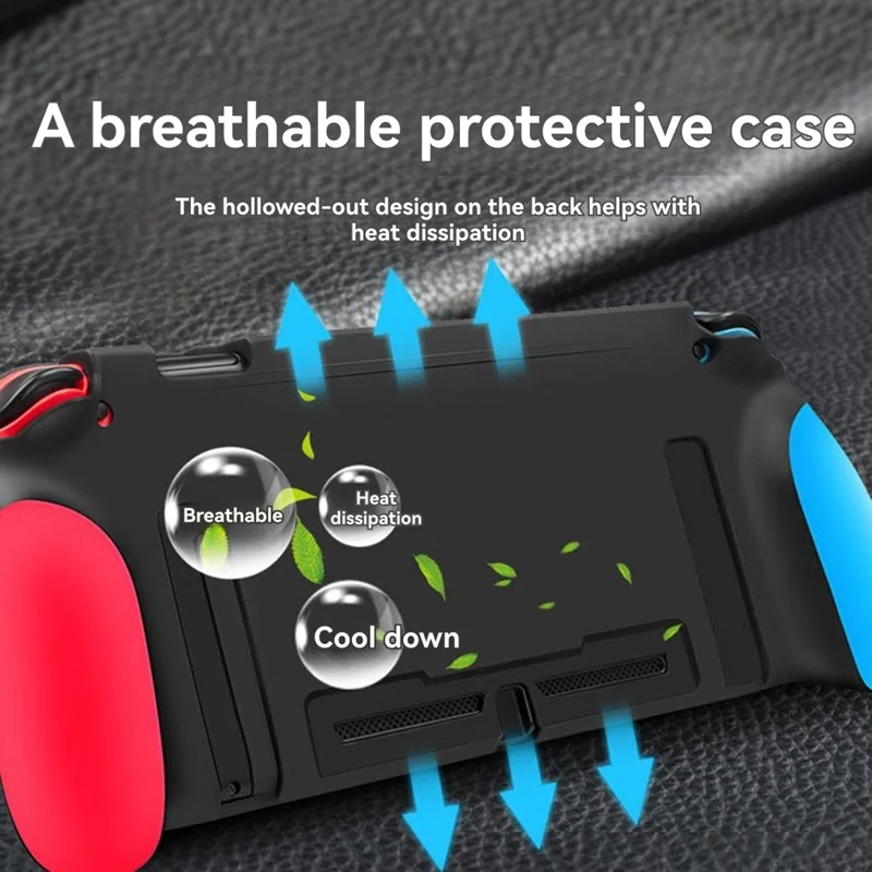 JABS-TPU-Schutzhülle für Nintendo für Switch, Schutzhülle, langlebig, verbessertes Griffdesign