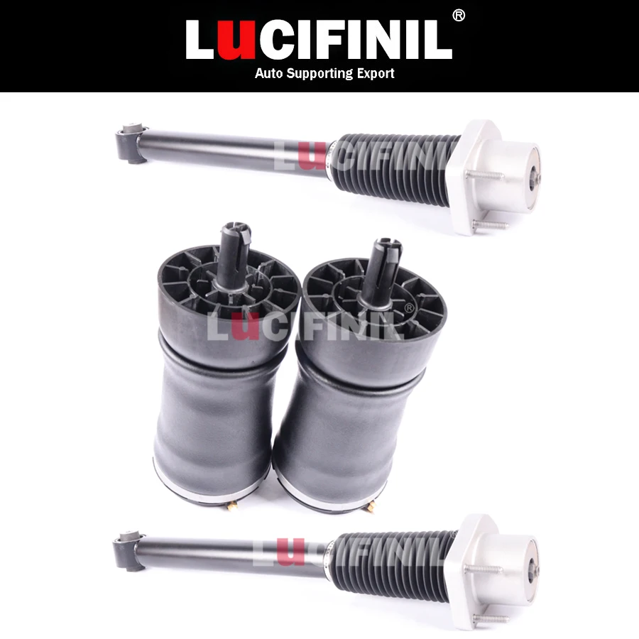 LuCIFINIL 13-15 4X Rear Air Suspension Spring Bag Shock Absorber Fit Land Rover Range Rover Sport L494 L405 LR044853 LR052171