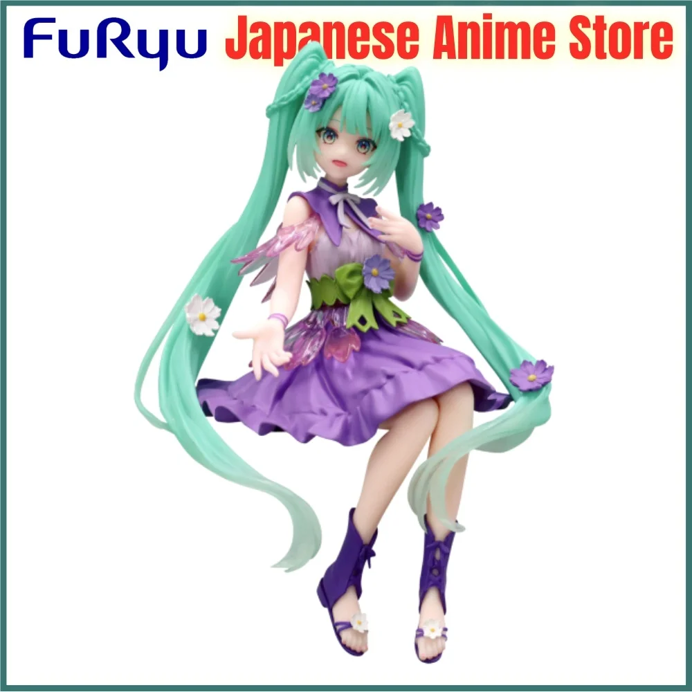 

Furyu HATSUNE MIKU Anime MIKU Noodle Stopper Flower Fairy Original Anime Figure Action Figures Model Figurine Collection