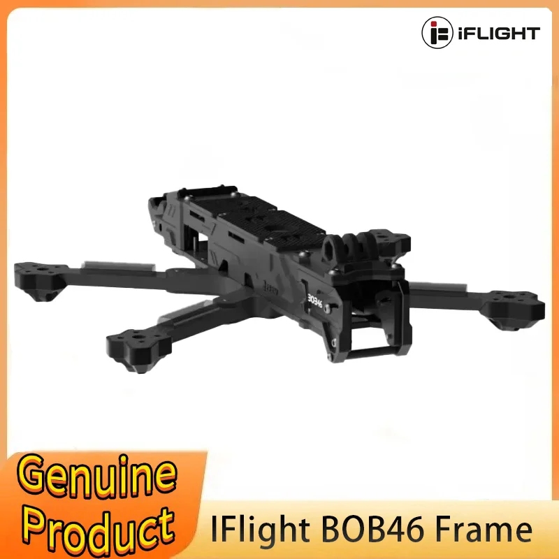 

IFlight BOB46 O4 FPV Frame Kit 226mm Wheelbase with 6mm Arm Thickness Compatible with O4 Air Unit Pro for FPV Parts