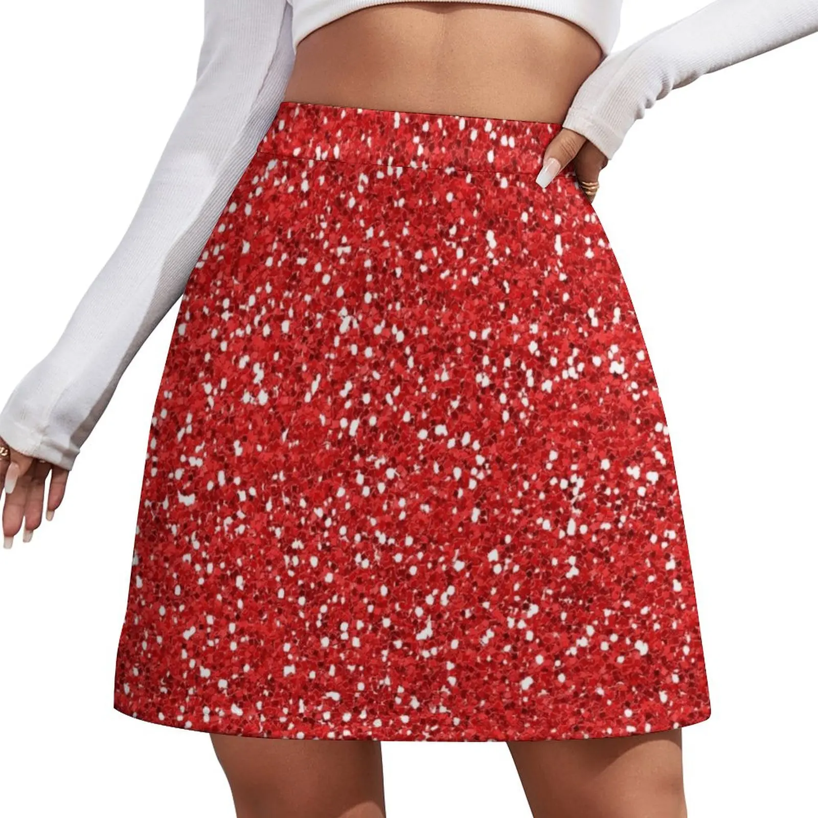 

Red Hot Mama Mini Skirt Woman short skirt womens clothing korean style skirt