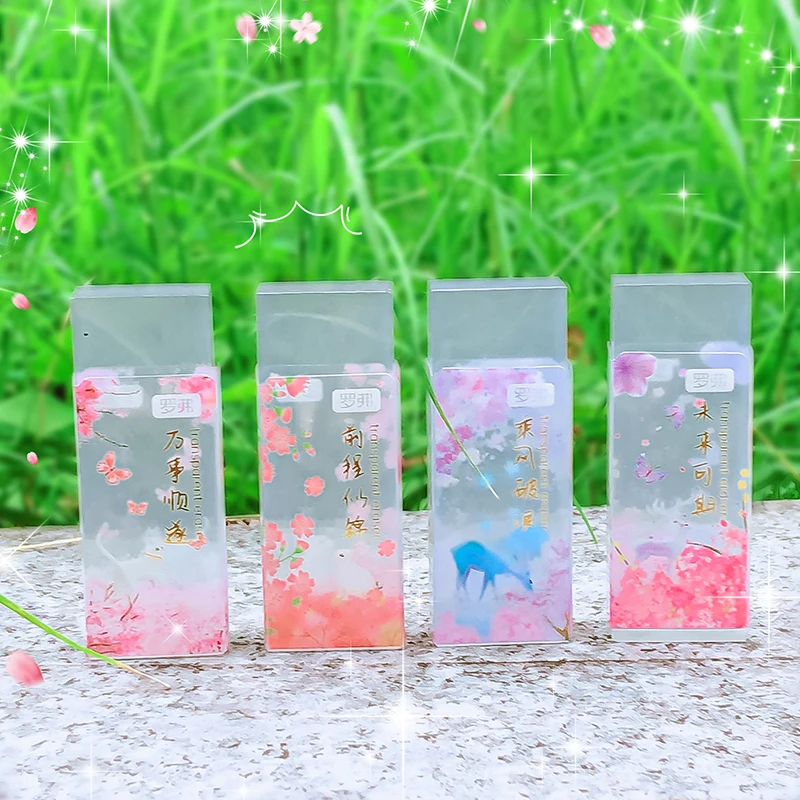 kawaii Stationery supplies cute things Stationery store Office supplies School transparen eraser rubber cute stuff