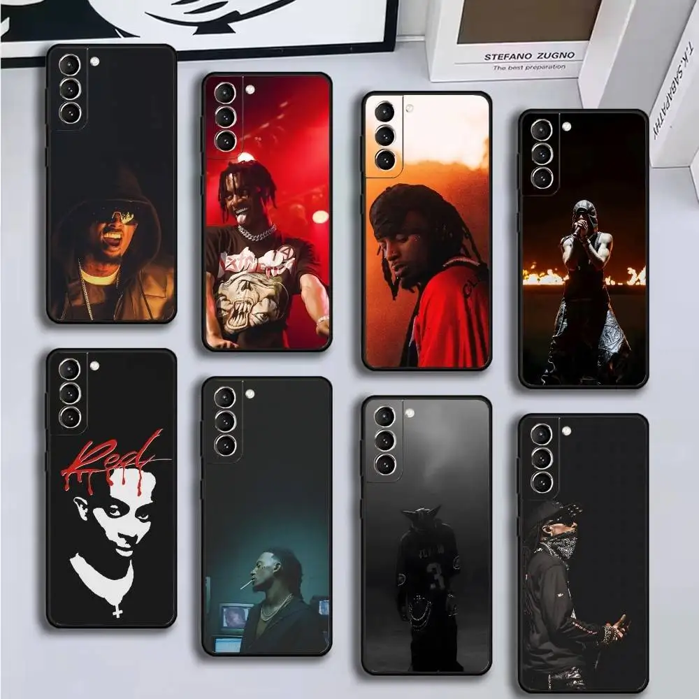 

Playboi Carti Rapper Phone Case For Samsung GalaxyA13,21s,22,31,32,52,53,71,72,73,Soft Black Cover