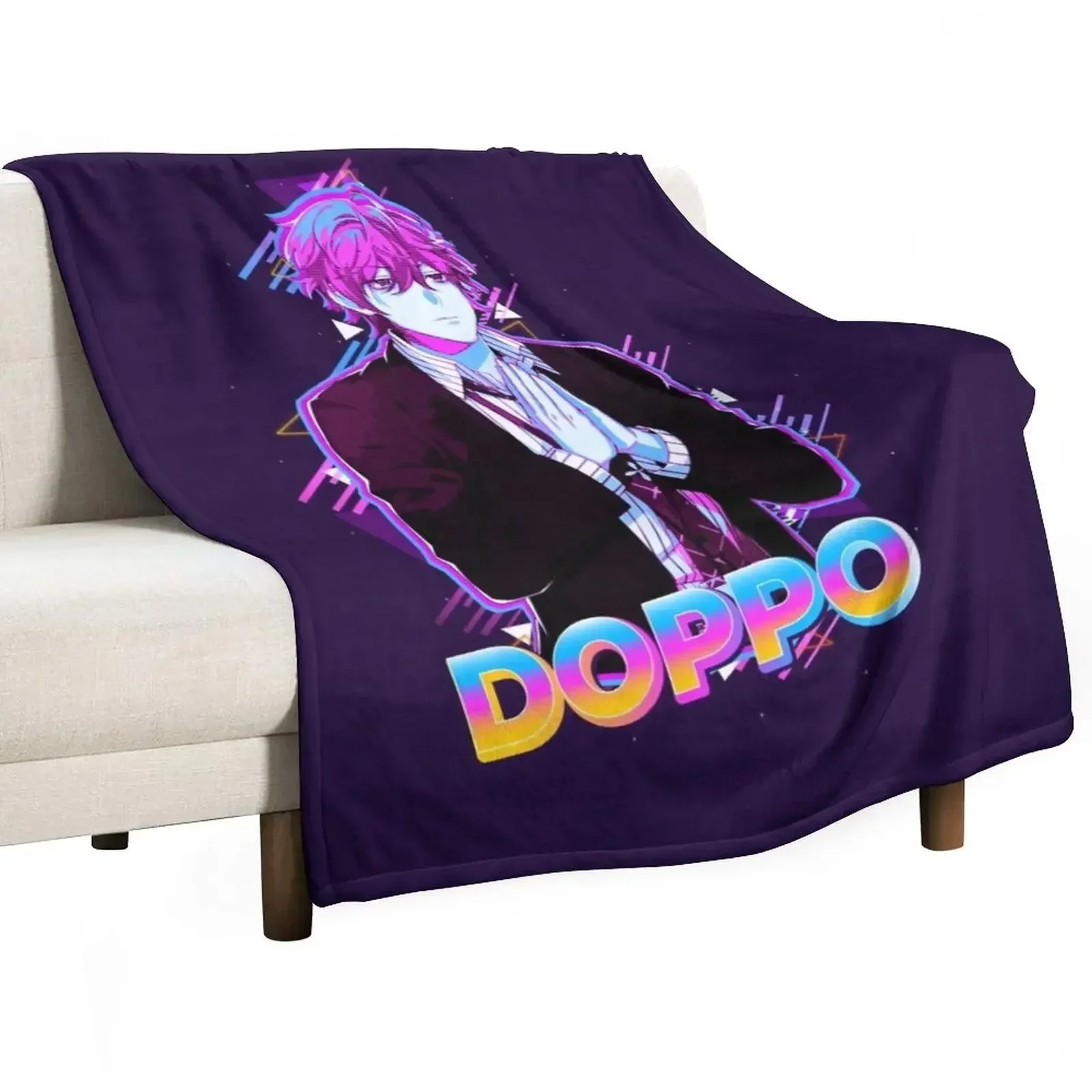 Doppo Kannonzaka Hypnosis Mic Throw Blanket Soft funny gift for winter Blankets