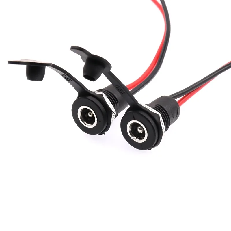 1PCS DC099/DC022B 5.5x2.1mm 5.5x2.5mm Waterproof SM Power Female Socket With Wire For Outdoor Equipment