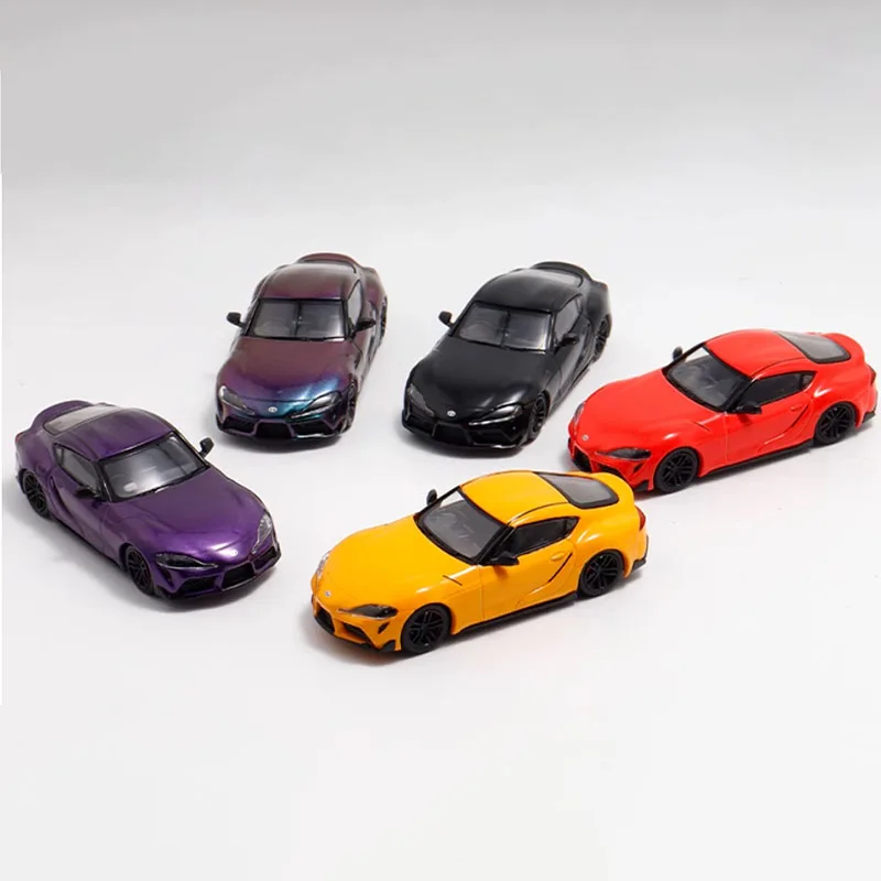 Литой под давлением оригинальный масштаб 1:64 SUPRA GR A90 имитация модели из сплава, коллекция украшений, игрушка в подарок, сувенир, статический дисплей