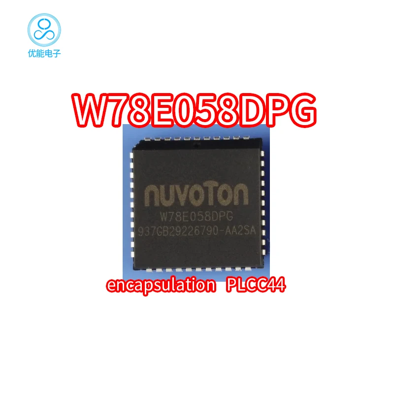 W78E058DPG W78E058 Pacote PLCC44 W78E058DP W78E058DPG