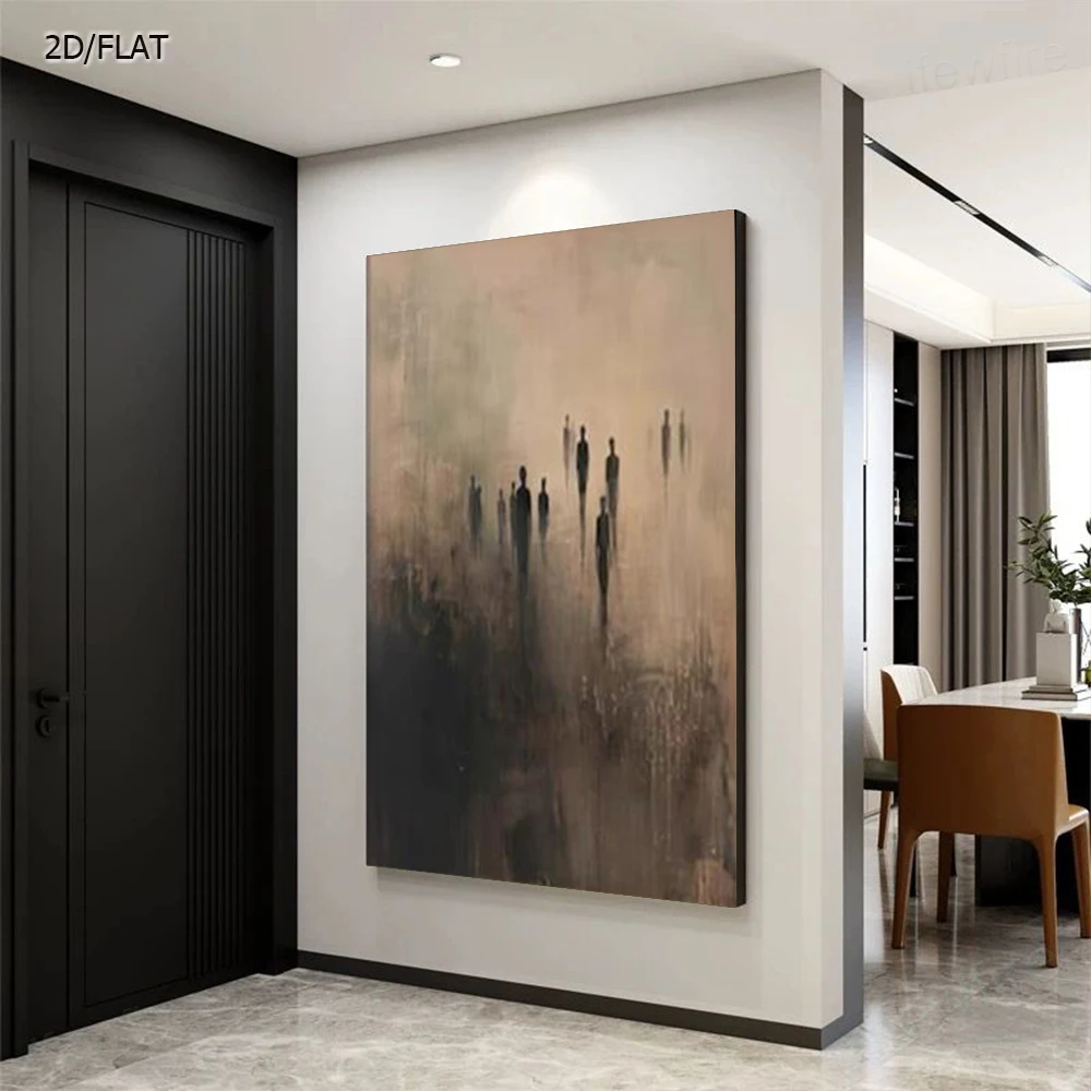 

Handmade Canvas Home Decor Art Wall Pictures Hand Drawn Oil Paintings Abstract Canvas Painting Gold Foil Picture For Living Room