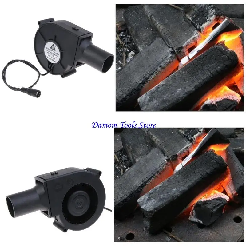 57be 5V 2A USB 송풍기 브러시리스 냉각 팬 3 스피드 모드 4300rpm 실외 BBQ