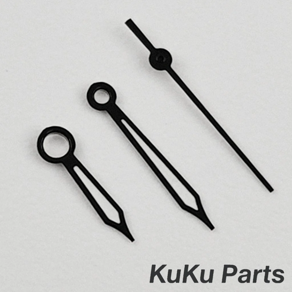Black NH35 Santos Green Luminous Hands For Santos Modification Parts Watches Needles For NH34 NH35 NH36 NH38 NH70 NH72 Movement