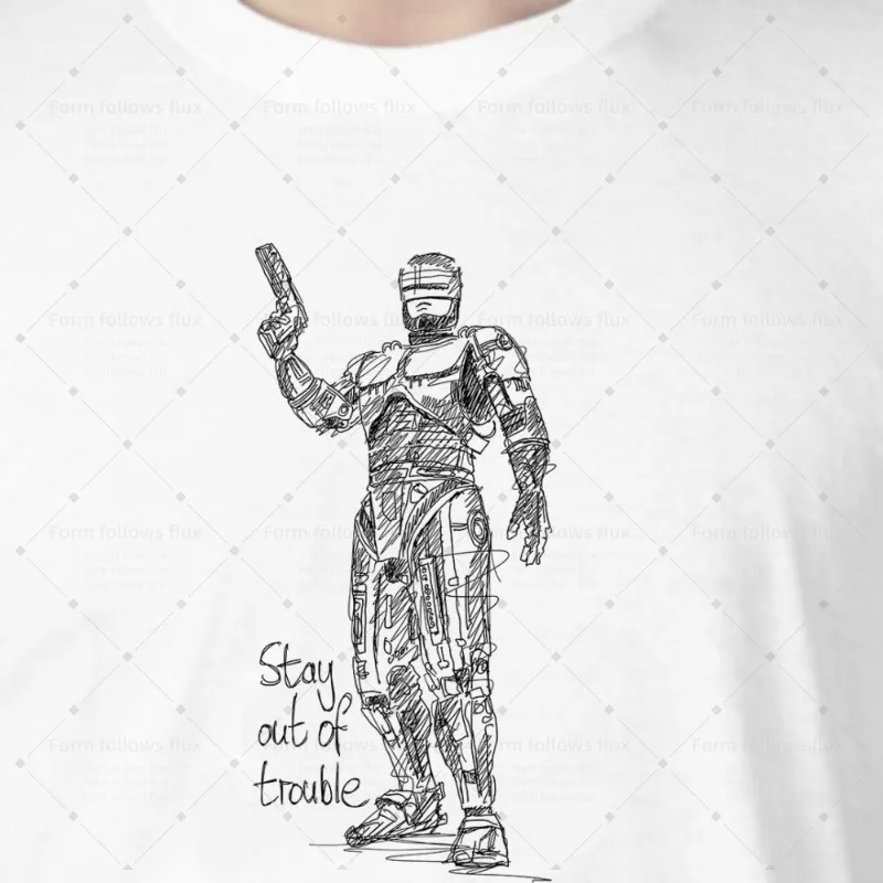 

2026 men T-Shirt Hoodie Robocop Back in the day Dads Father's Day Films and TV SciFi Hand Drawn Comic style Unisex S-6XL Plus Si