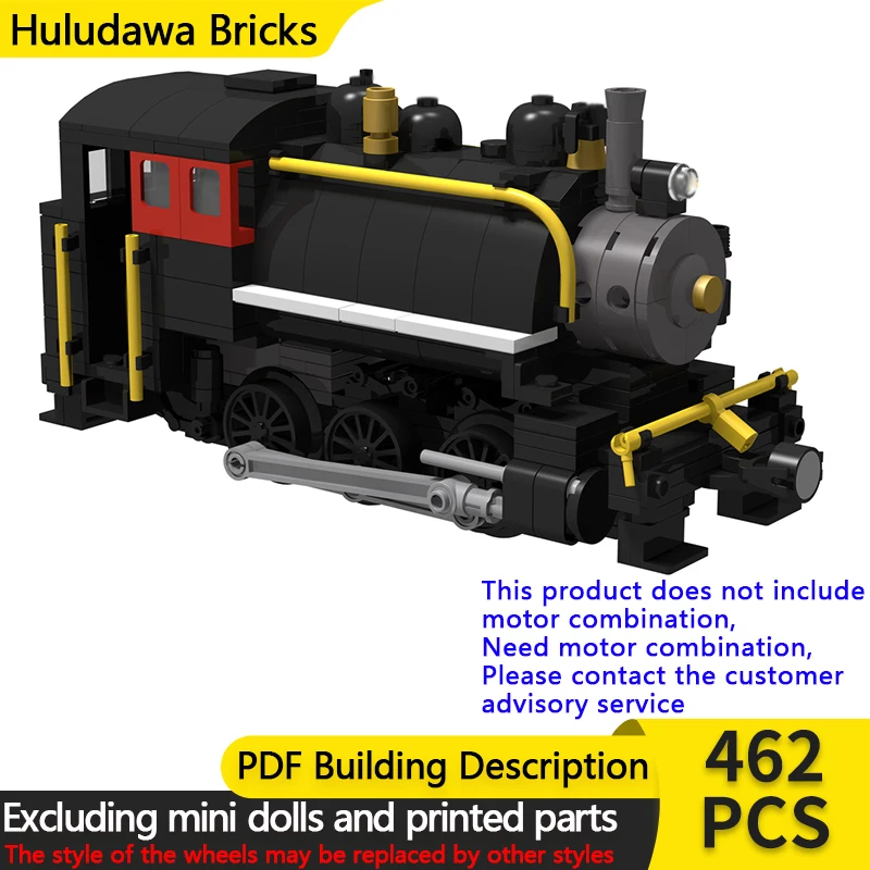 

Модель городской автомобиль MOC, строительные кирпичи, паровой бак, двигатель, локомотив, модульная технология, детские праздничные подарки, сборные игрушки, костюм
