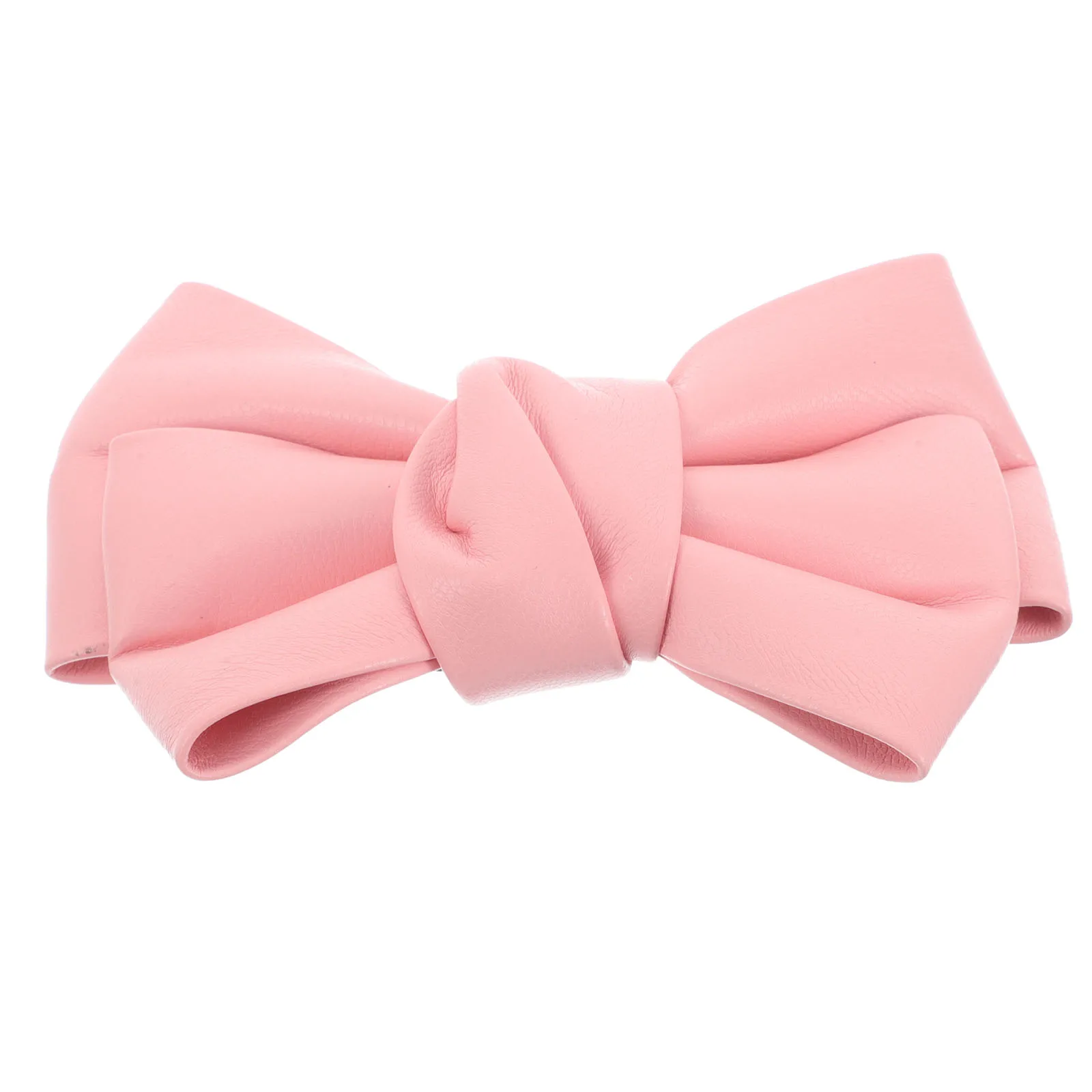 

Clip Girls Accessories Elegant PU H made Alligator Soft Material Bows Hair Clips With Bow Girl Clip Bows Hair Bow Clips