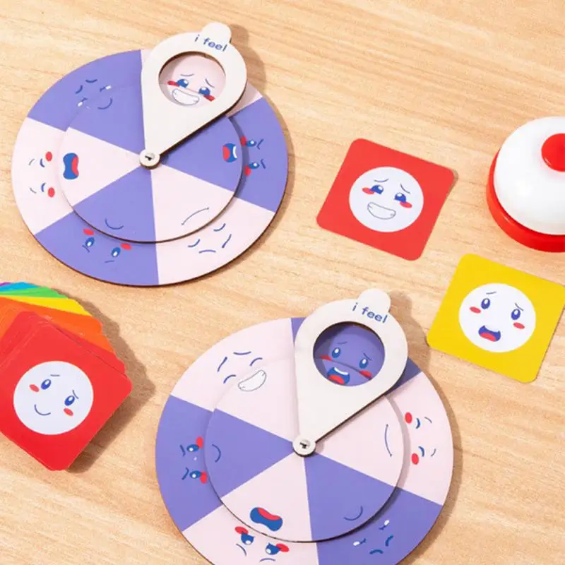 Kids Emotion Wheel Mental Health Behavior Wheel Early Mental Health Feelings Wheel Toy For Preschool Kindergarten Elementary