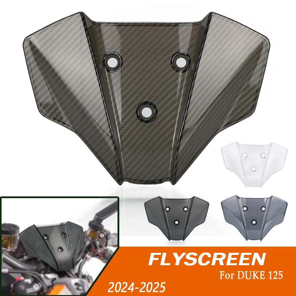 

Windshield Windscreen 2024 2025 For Duke 390 250 125 Wind Deflector PC Plastic Motorcycle Accessories DUKE390 DUKE250 DUKE125