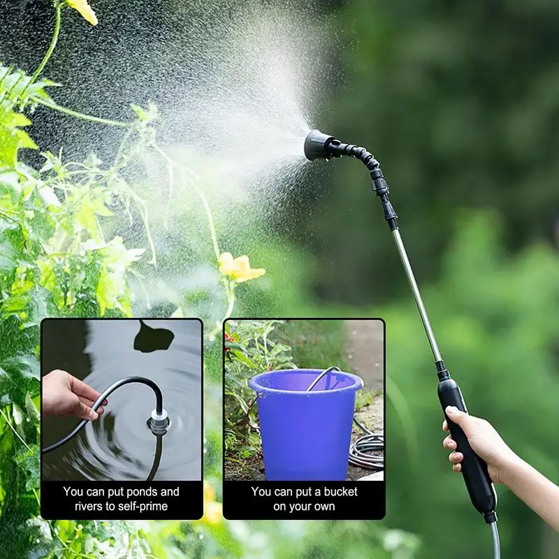 

Battery Powered Electric Sprayer Wand Rechargeable Garden Watering Sprayer Labor Saving Watering Tool for Lawn Patio Garden Yard