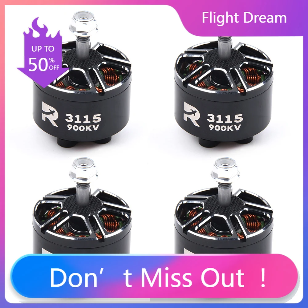 

NY4PCS 3115 900KV 3-6S Brushless Motor for RC Multirotor X-Class FPV Cinelifter Taurus X8Pro Protek60 FPV RC Racing Drone
