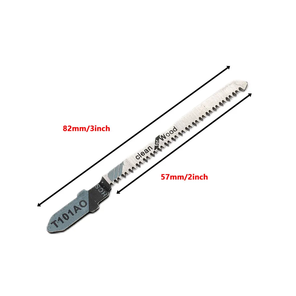20 sztuk T101AO 3 "t-shank HCS Jig piła zestaw ostrzy Assorted Metal Steel Jigsaw Blade dla Bosch plastikowe narzędzia do cięcia drewna