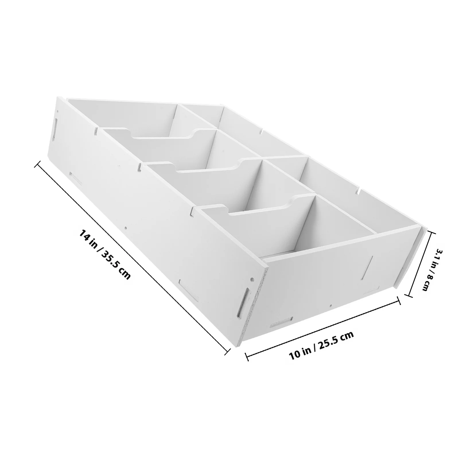 Cash Opbergdoos Desktop Organizer Multi-Grid Compartiment voor Rekeningen Munten Document Sorteren Desktop Ontvangst Organizer