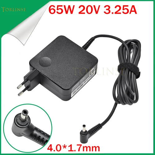 Imagen 1 del producto Cargador de ordenador portátil de 20V 3.25A 65W para Lenovo Ideapad 310-151SK 510-151SK ADLX65CLGE2A 5A10K78752 cables de alimentación adaptador de CA