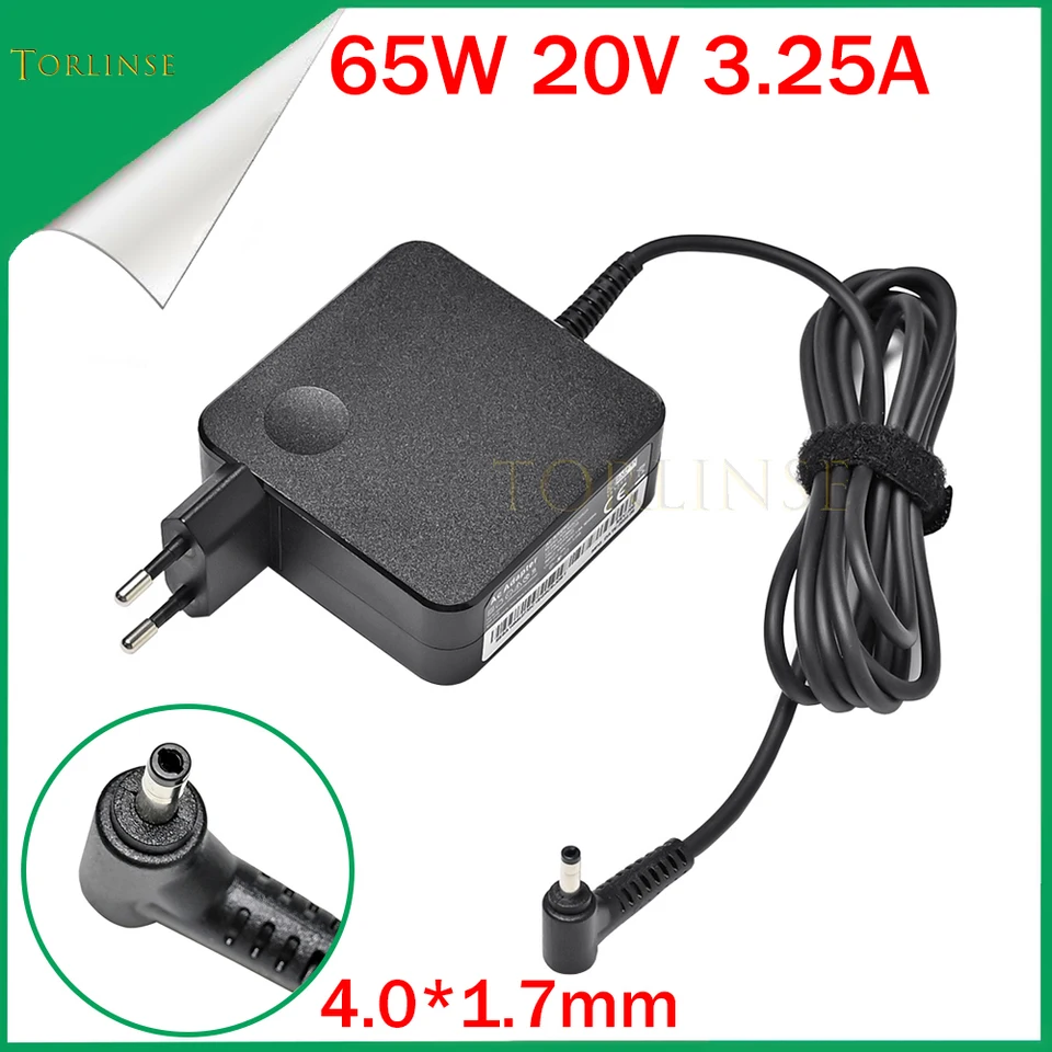 20V 3.25A 65W 4.0*1.7mm ACアダプター ノートパソコン充電器 Lenovo