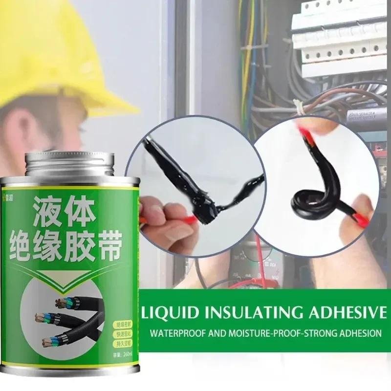 Waterproof Liquid Electrical Tape Insulating Repair Tape Rubber Electrical Wire Cable Liquid Insulation Paste Coat Fix Line Glue