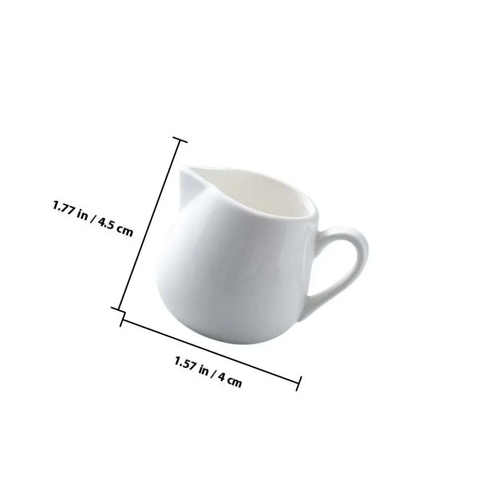 3Pcs Milk Jug Set Ceramic Honey Storage Jugs Household Jam Pots Multipurpose Sauce Cups Kitchen Containers Coffee Sugar Storage view 5