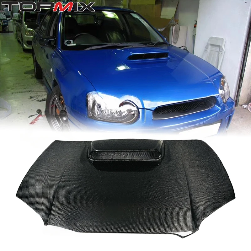 

Для Subaru Impreza WRX STI GDB 2000-2007: Капот двигателя из карбона в стиле OEM