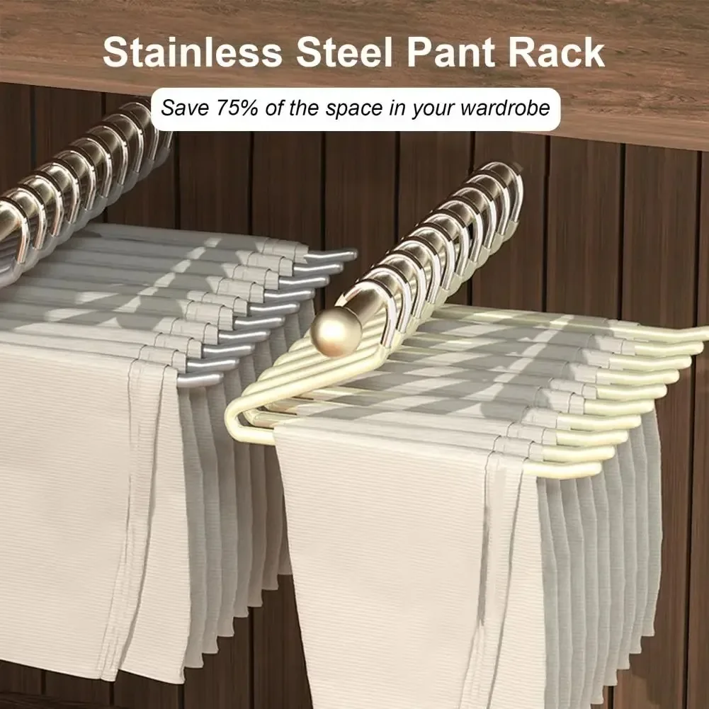 

5/15PCS Z-Shape Non-Slip Trouser Rack Goose Type Dip Plastic Pants Rack Wardrobe Towel Scarf Storage Hangers Gym Pants Storage