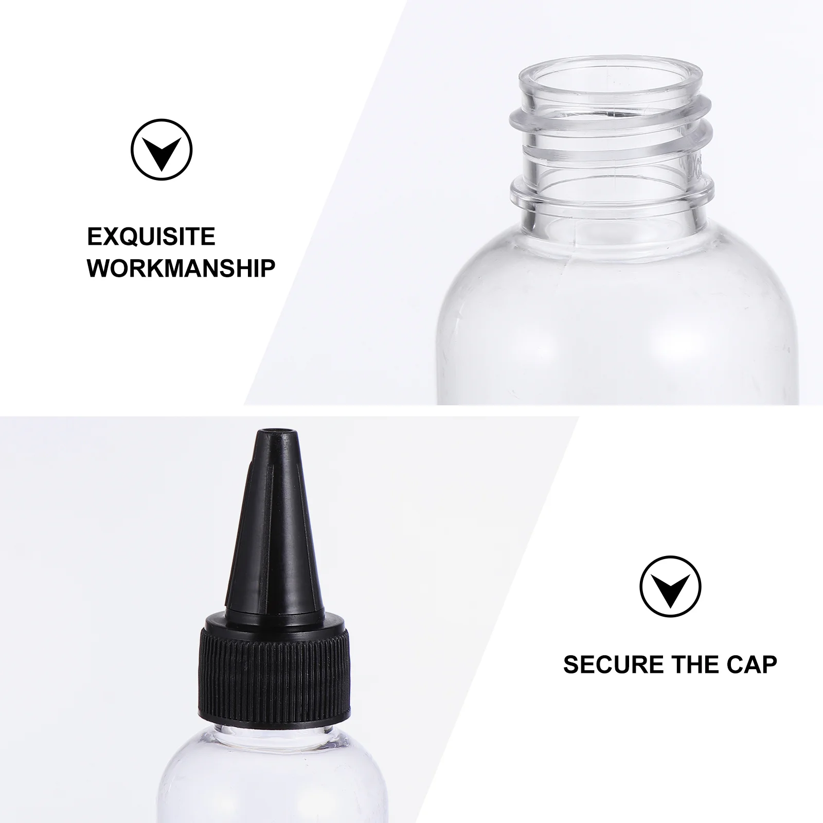 

30 Pcs Paint Bottle Empty Bottles for Liquid Dispenser Small Clear Water Dropper The Pet Travel