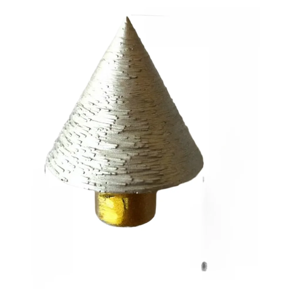 

1 шт., шлифовальная головка со спеченной фаской, хвостовик M10, фреза с резьбой, конусная фреза с фаской, концевая фреза для полировки кромок камня, мрамора