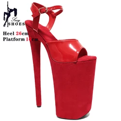 Nuovi 10 pollici 26cm colori misti piattaforma scarpe da donna Sexy spettacolo teatrale sandali con tacco alto discoteca Pole Dance tacchi Party Club