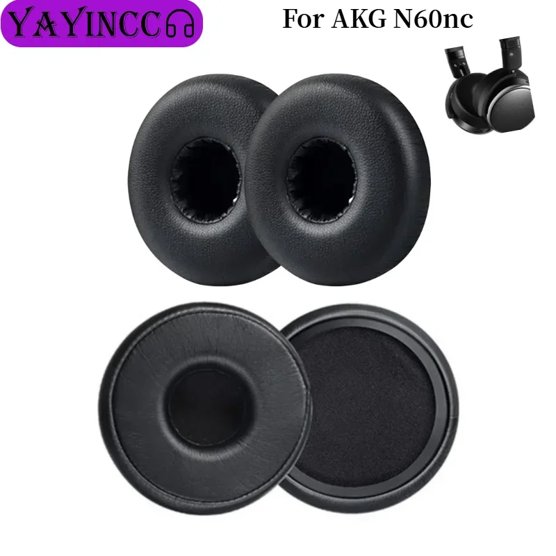 

Earphone Ear Pads For AKG N60nc Earpads Sponge Soft Foam Cushion Replacement Headphones Accessories ，