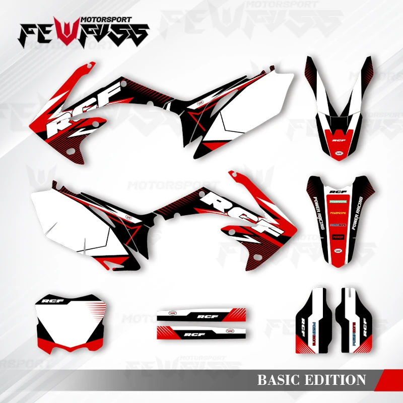 

Fewfuss графические наклейки наклейки мотоцикл фон на заказ для Honda CRF450 CRF450R 2009-2012 CRF250 CRF250R 2010-12 001