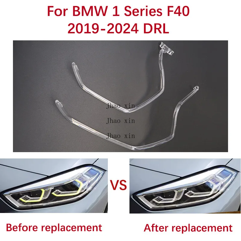 

Resolve Yellowing Issue Car Headlights DRL Suitable For BMW 1 Series F40 White Light 2019-2024 Angel Eye Ballast Guide Strip