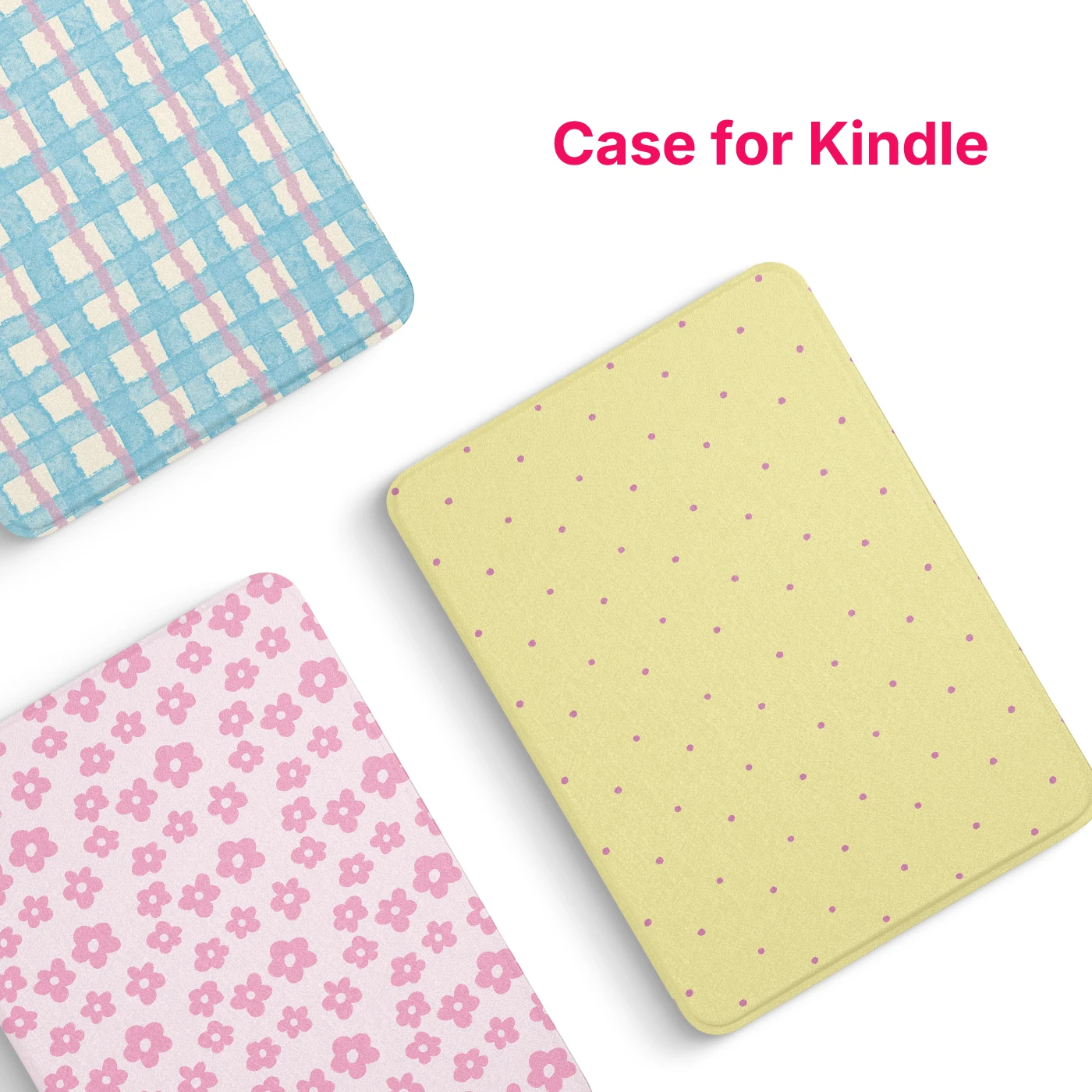 

Murmole for Kindle Paperwhite 12th Colorsoft 7" Kindle 11th 6" Magnetic Auto Sleep Hard Case Cover Cute Floral Patterns