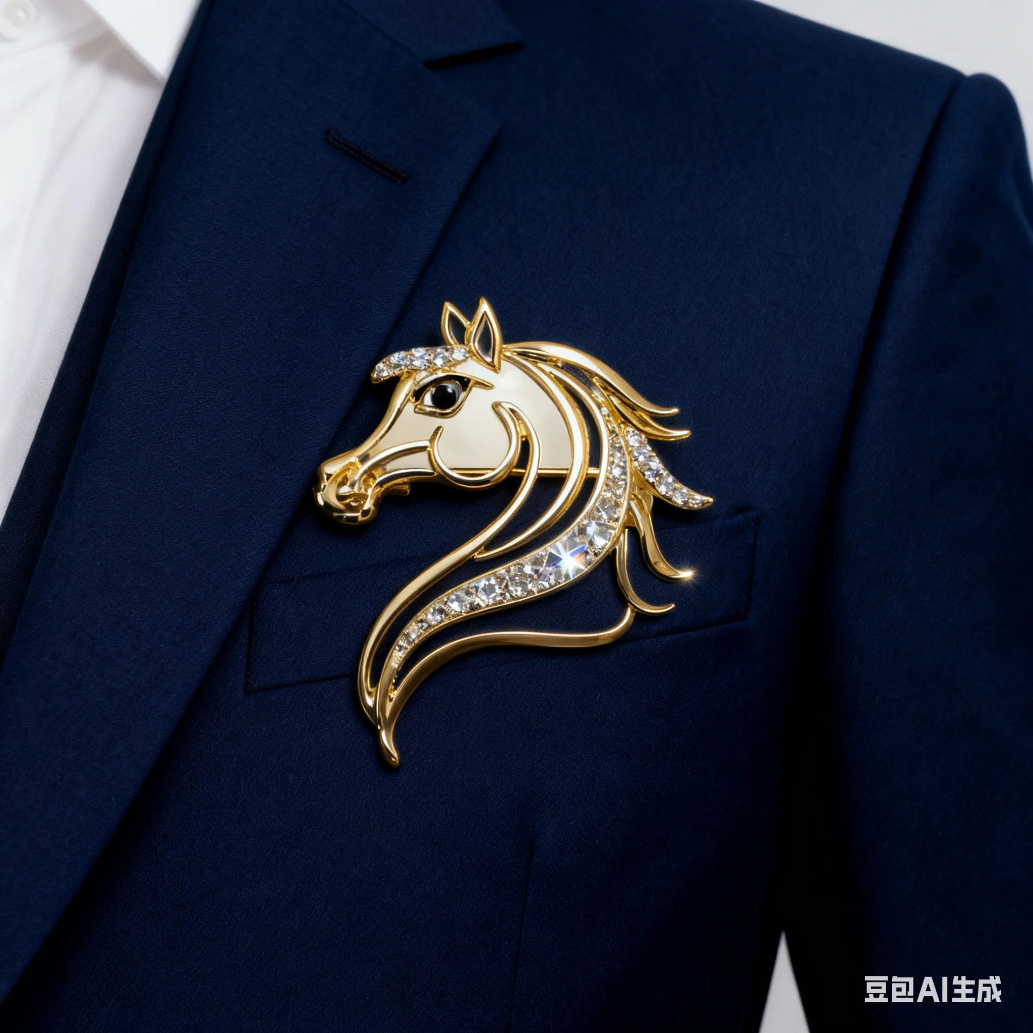 Classy Horse-inspired Hollow Brooch, Multipurpose Fashion Pin, Stylish Clothing Ornament, Impressive Gift