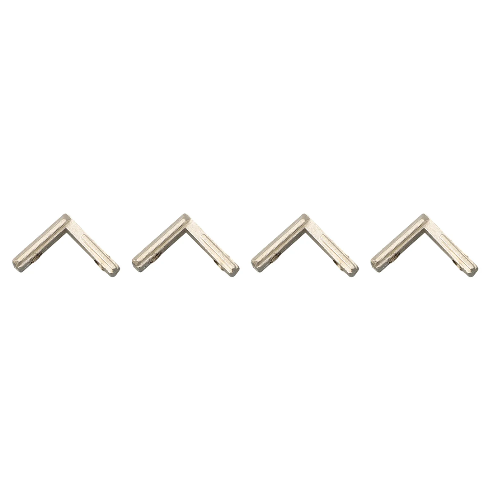 20PC T Slot L-Shape Aluminum Profile Interior Corner Connector Joint Bracket For 2020 Alu-profile With Screws Furniture Hardware