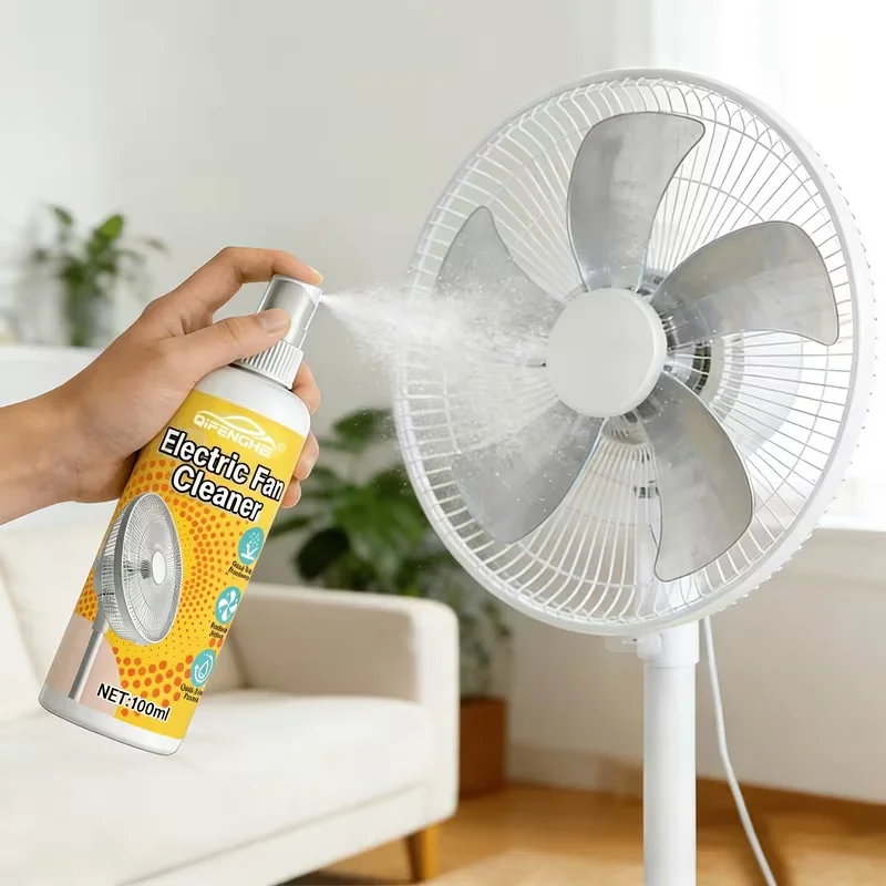 100ml Electric Fan Cleaning Spray by QIFENCHE - Quick-Dry Formula to Remove Dust & Restore Airflow
