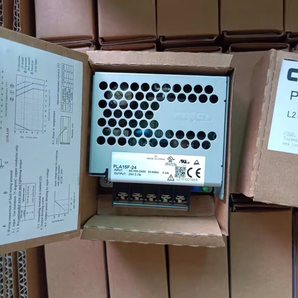 

PLA15F-24 15W For COSEL INPUT AC100-240V 50-60Hz 0.4A OUTPUT 24V 0.7A Elevator Switch Power Supply Work Fine High Quality