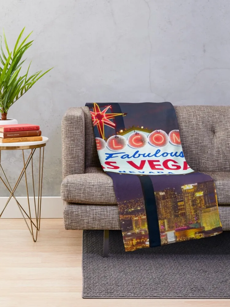 Las Vegas Throw Blanket Luxury Blankets Sofas Of Decoration Blankets